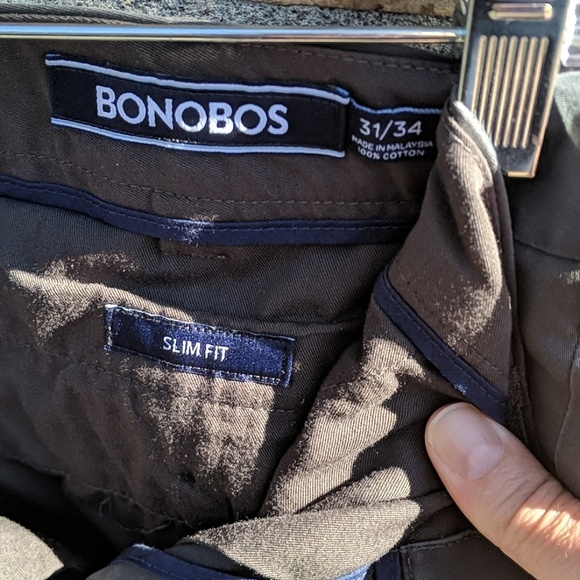 Bonobos 31 x 34 pants chinos grey - Picture 3 of 5